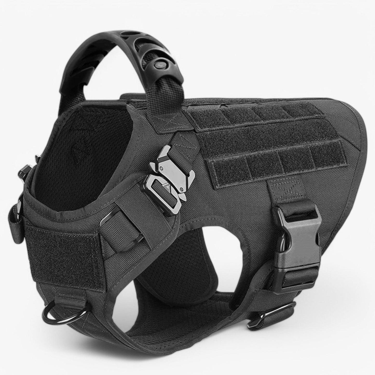 Durable Padded Dog Vest with Handle and Reflective Straps