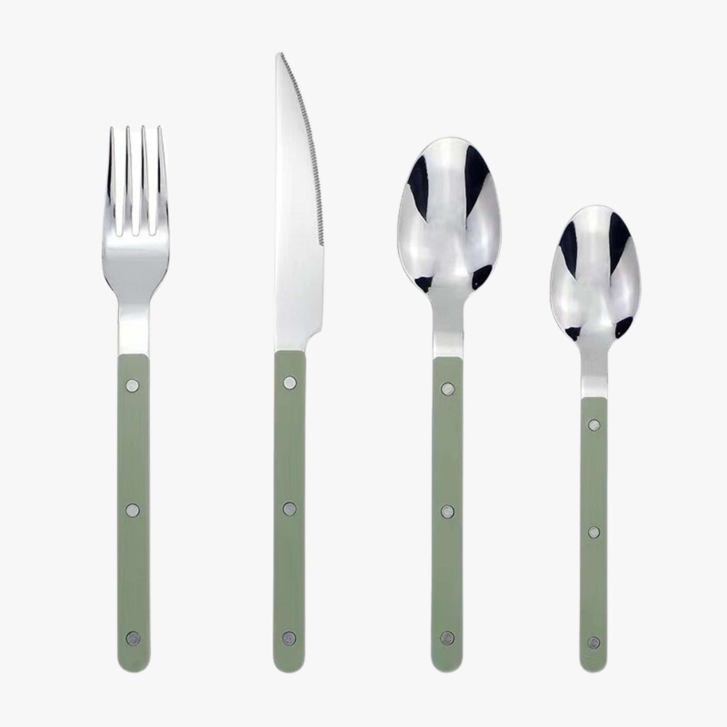 Premium Quality 24-Piece Stainless Steel Dinner Set