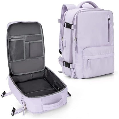 Practical Women's Travel Bag with USB Charger Port