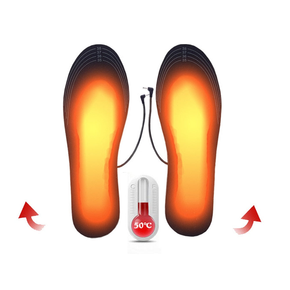 Warm Rechargeable Heated Insoles for Comfortable Feet - Glamry