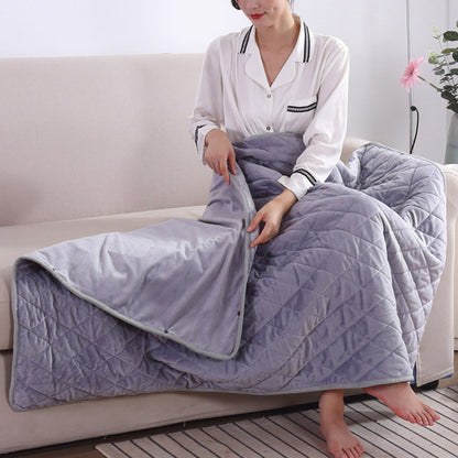 Soft Plush Electric Heated Blanket with Adjustable Warmth - Glamry