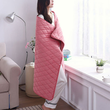Soft Plush Electric Heated Blanket with Adjustable Warmth