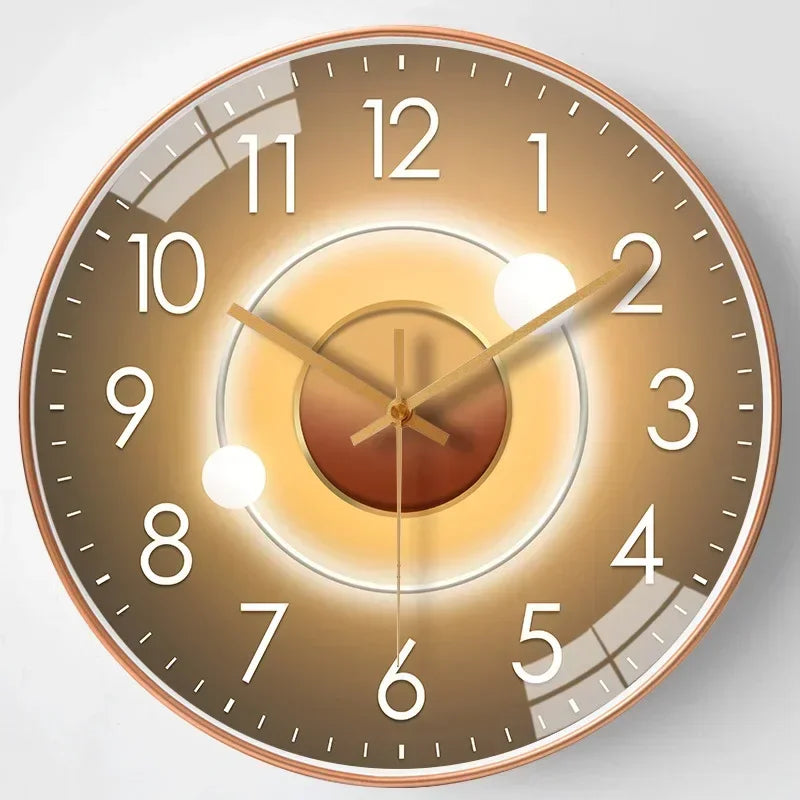 Classic Quiet Digital Wall Clock for Home - Glamry