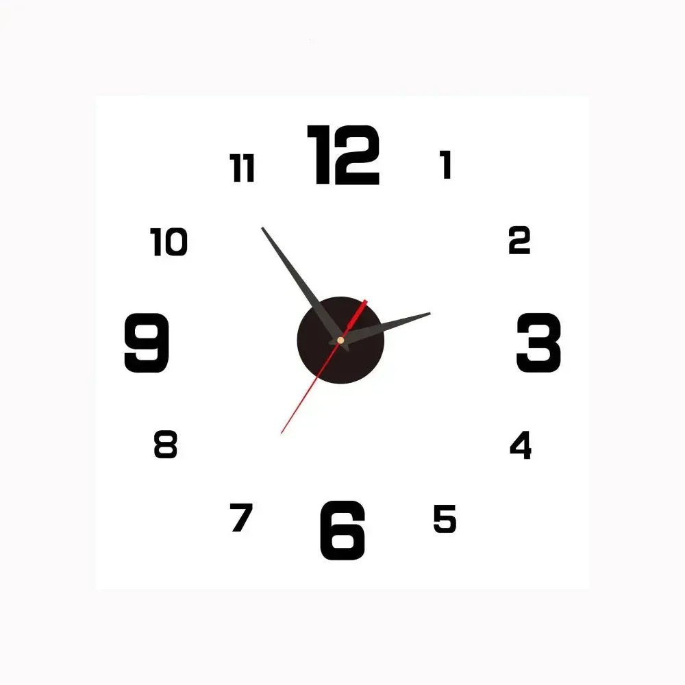 Classic Quiet Digital Wall Clock for Home