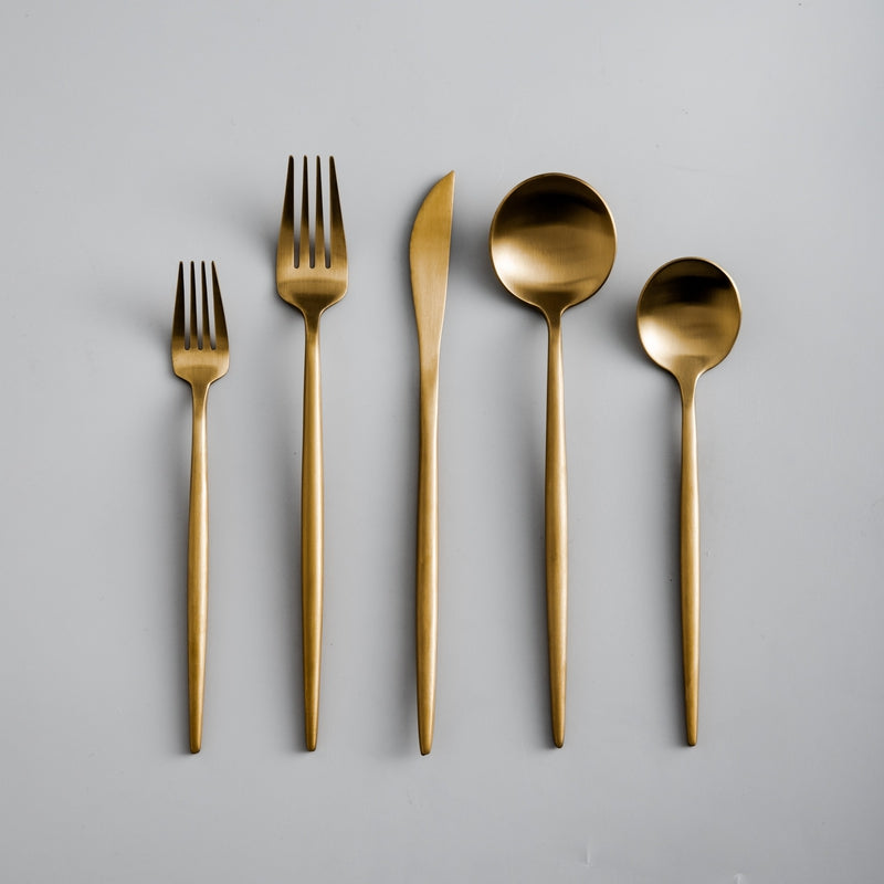 Sleek Stainless Steel 20pc Cutlery Set for Home Dining - Glamry