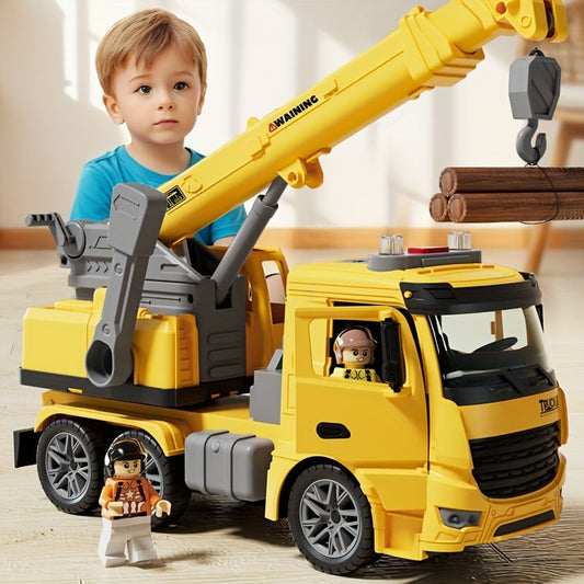 Fun Kids Remote Control Crane Truck with Lights - Glamry