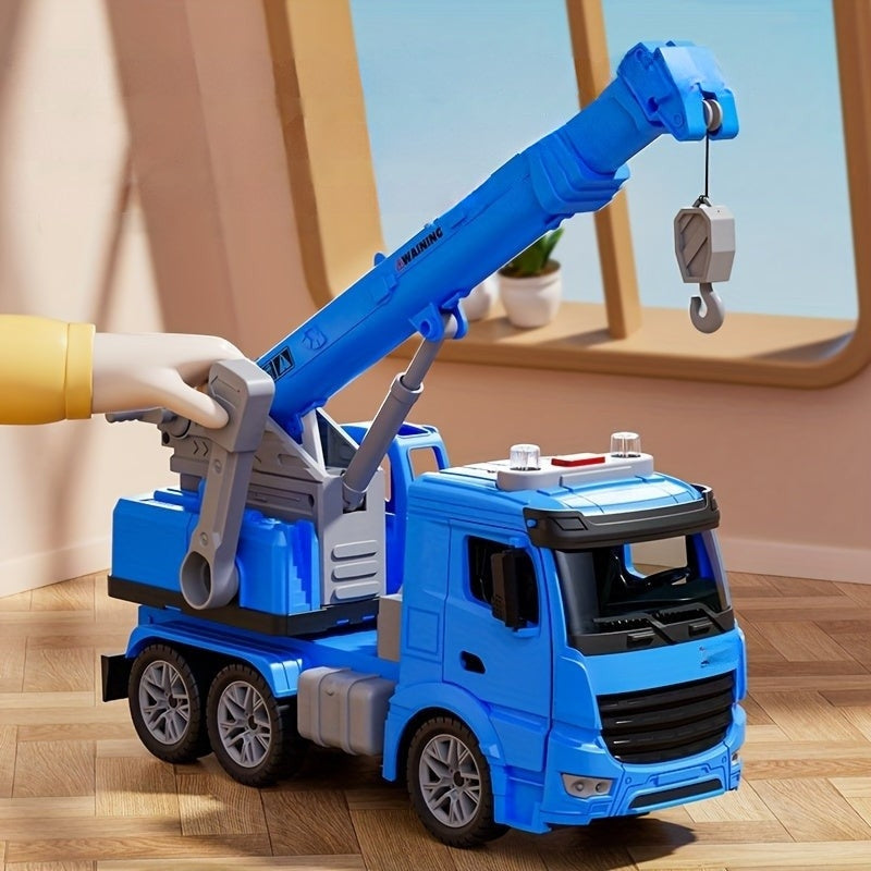 Fun Kids Remote Control Crane Truck with Lights