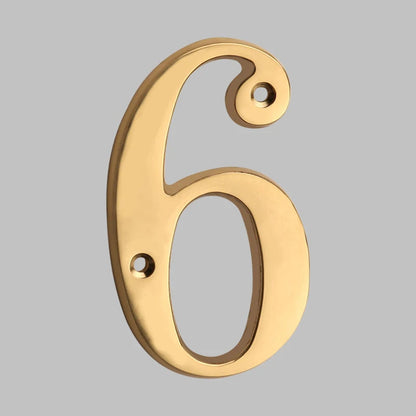 Luxury Brass Home Address Numbers