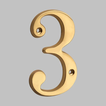Luxury Brass Home Address Numbers