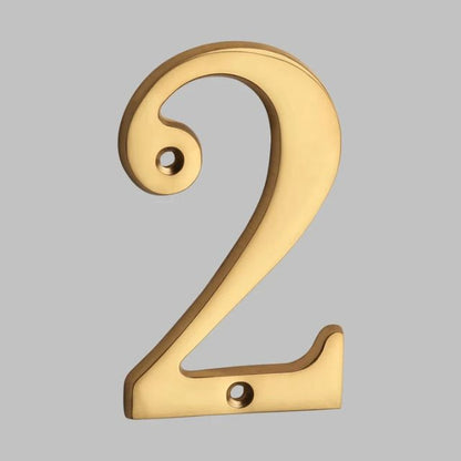 Luxury Brass Home Address Numbers
