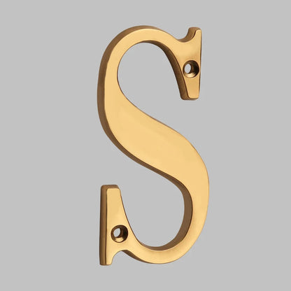 Luxury Brass Home Address Numbers