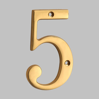 Luxury Brass Home Address Numbers