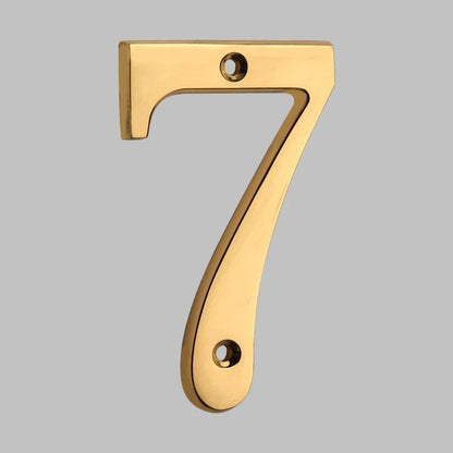 Luxury Brass Home Address Numbers