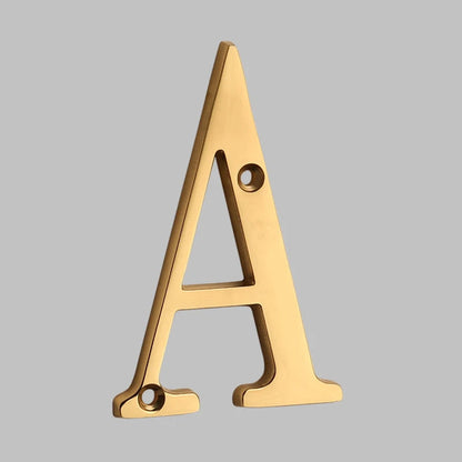 Luxury Brass Home Address Numbers