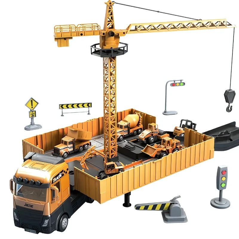 Fun 2-in-1 Kids Truck Toy with Lights and Sounds - Glamry