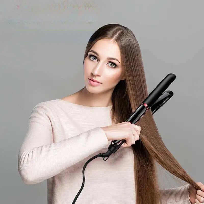 Pro Ceramic Flat Iron & Curling Tool - Glamry