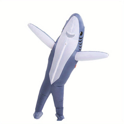 Comical Mens Womens Shark Halloween Onesie