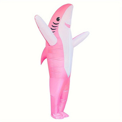 Comical Mens Womens Shark Halloween Onesie