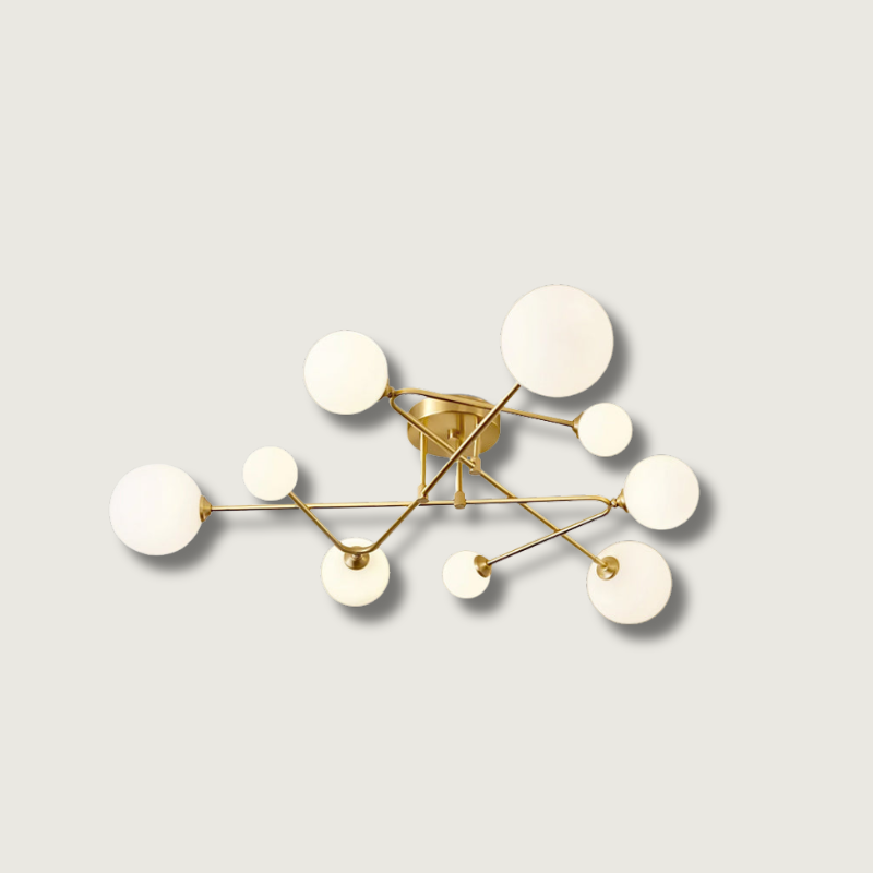 Stunning Globe Ceiling Lamp with Soft Light - Glamry