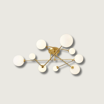 Stunning Globe Ceiling Lamp with Soft Light - Glamry