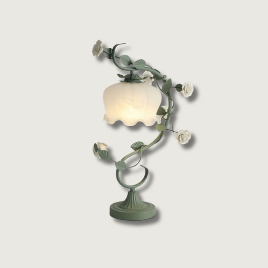 Sleek Round Table Lamp with Flat Base - Glamry