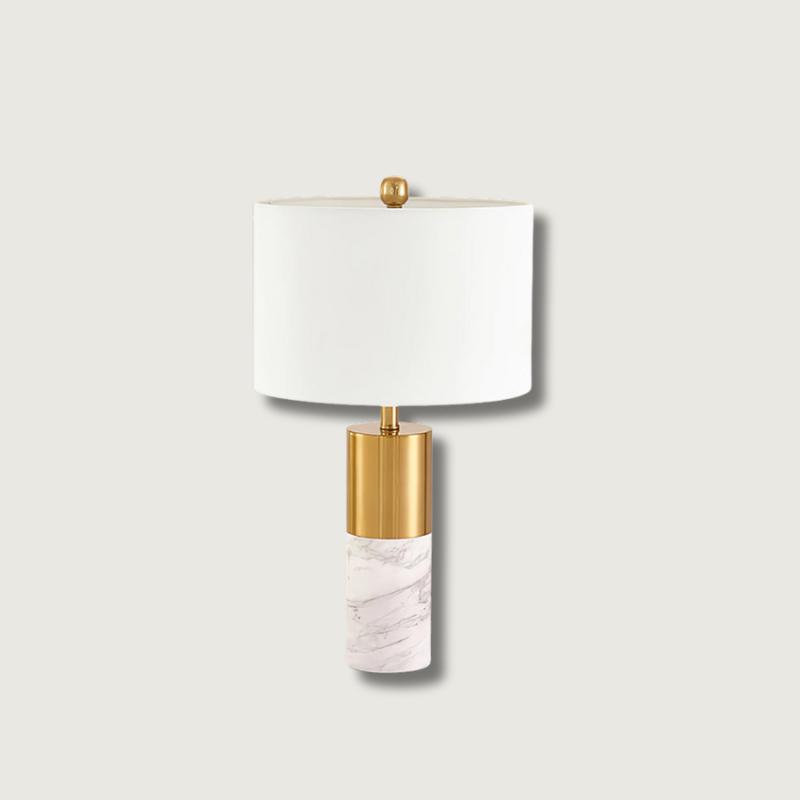 Classic Marble Table Light with Sleek Design - Glamry