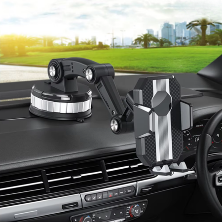 Easy Install Car Phone Mount with Adjustable Rotation - Glamry