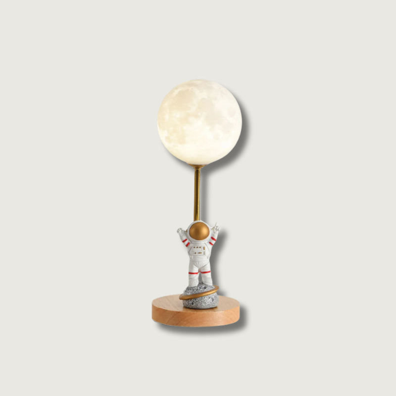 Unique Moon Shaped LED Table Lamp - Glamry