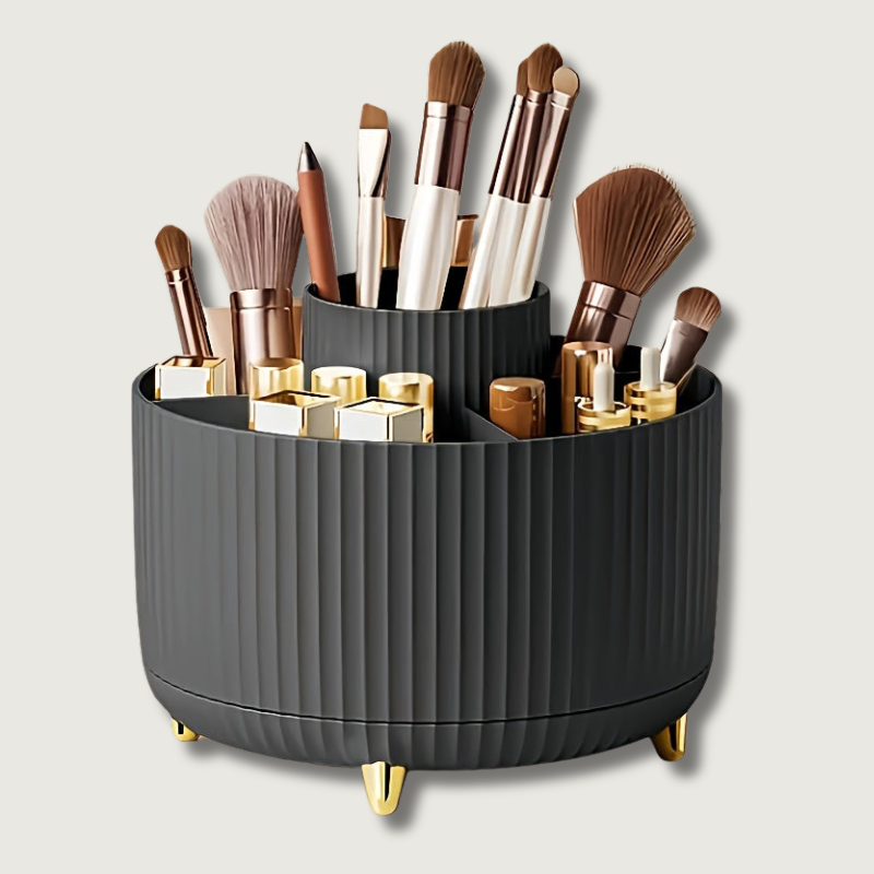 Stylish Rotating Makeup Storage Case - Glamry