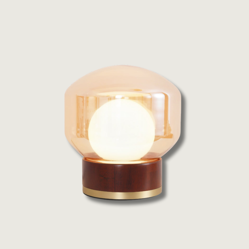Modern Geometric Table Lamp with Soft Glow - Glamry