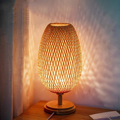 Natural Bamboo Desk Lamp