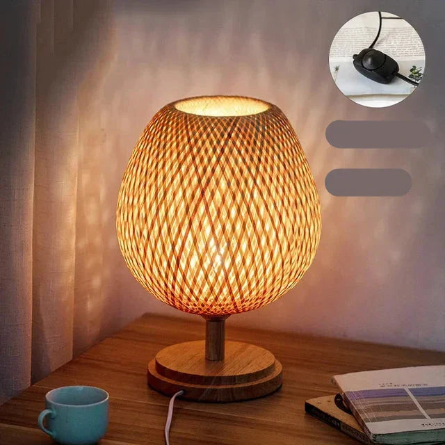 Natural Bamboo Desk Lamp