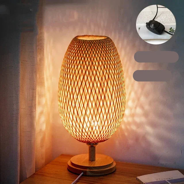 Natural Bamboo Desk Lamp