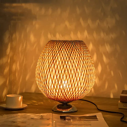 Natural Bamboo Desk Lamp