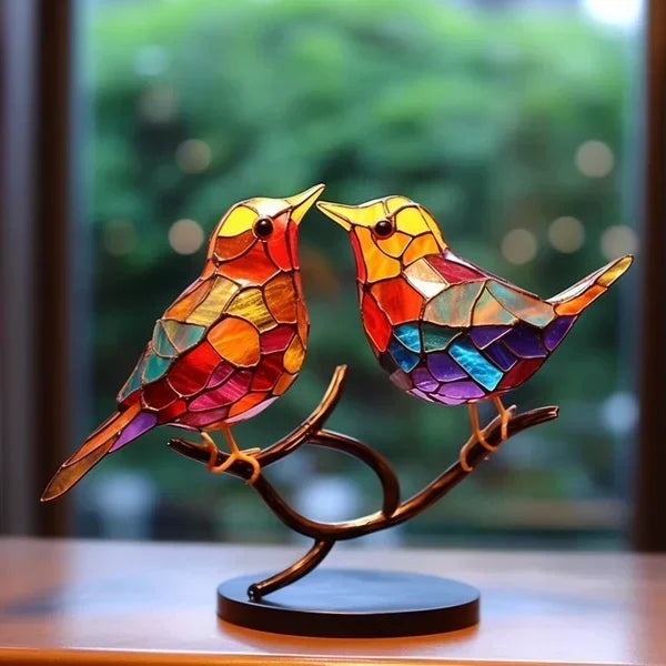 Colorful Stained Glass Decorative Table Lamp