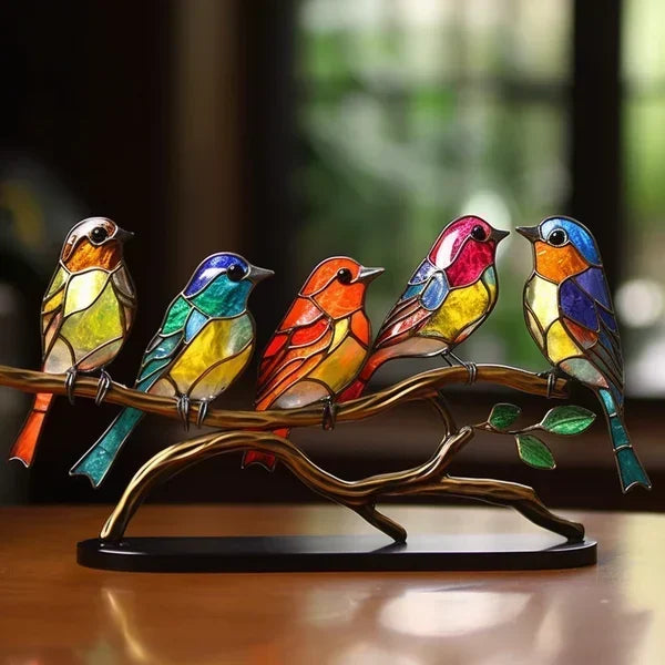 Colorful Stained Glass Decorative Table Lamp