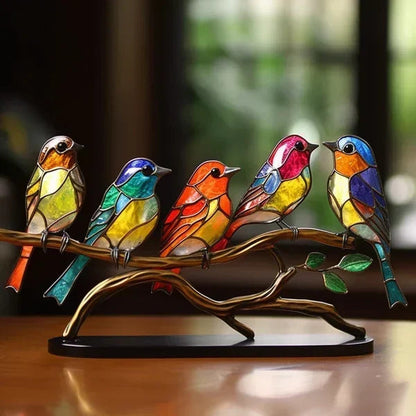 Colorful Stained Glass Decorative Table Lamp