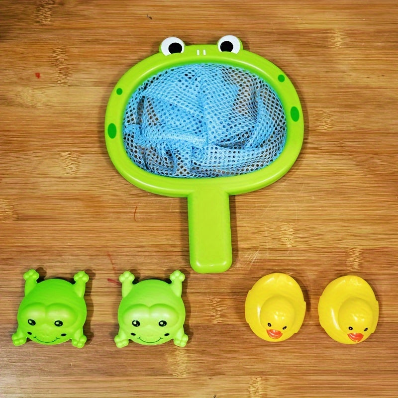 Fun Bath Fishing Toy Set for Kids with Net