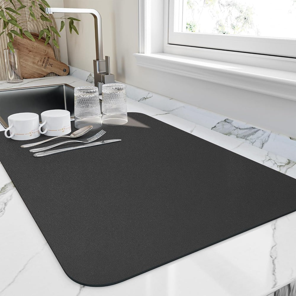 QuickDry Kitchen Counter Dish Mat - Glamry