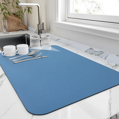 QuickDry Kitchen Counter Dish Mat
