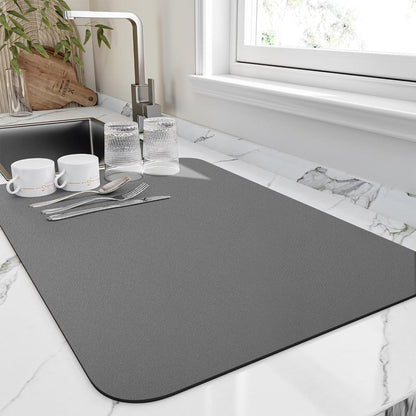 QuickDry Kitchen Counter Dish Mat
