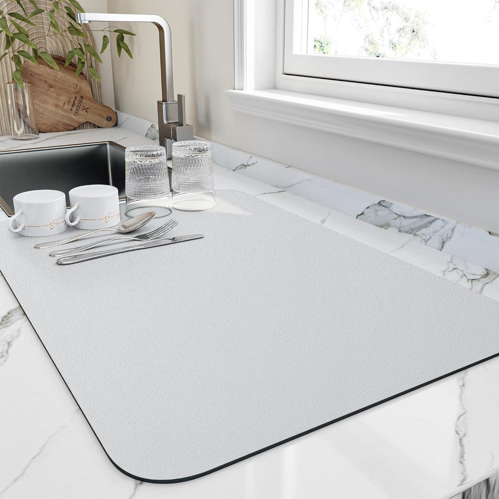 QuickDry Kitchen Counter Dish Mat