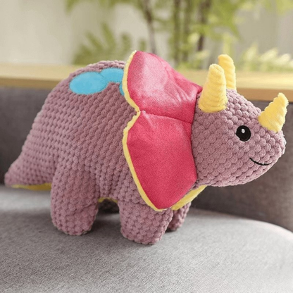Durable Cute Plush Dog Toy for Gentle Chewers