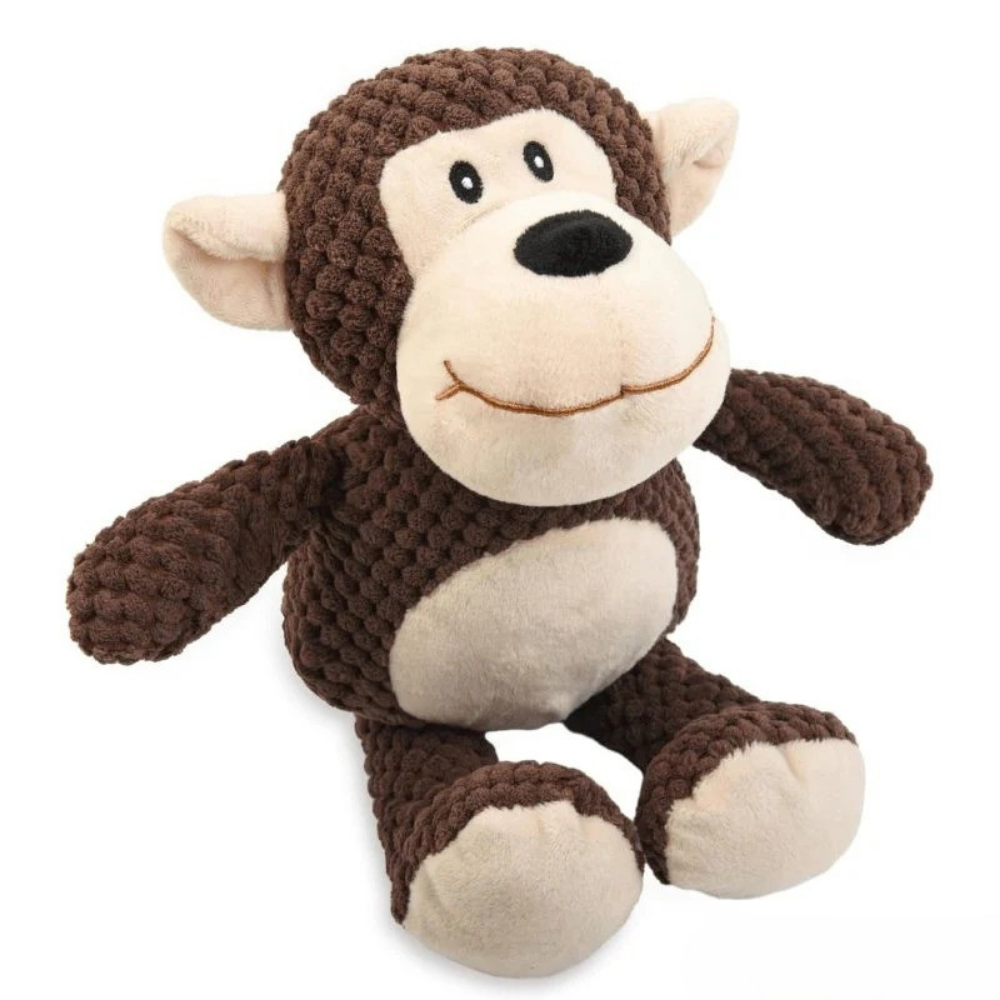 Durable Cute Plush Dog Toy for Gentle Chewers