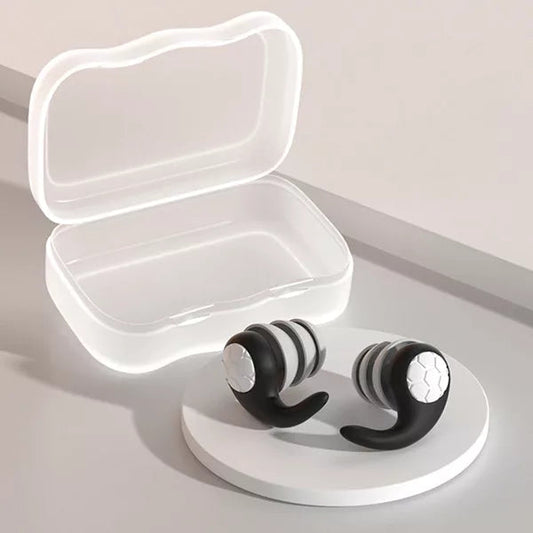 Comfortable Silicone Sleep Earplugs Noise Cancelling - Glamry