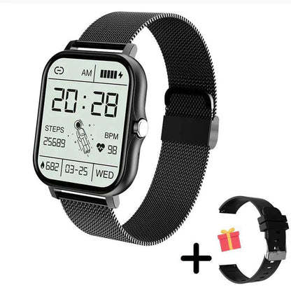 Premium Smart Watch with Stainless Steel Mesh Strap