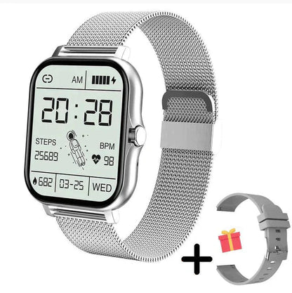 Premium Smart Watch with Stainless Steel Mesh Strap
