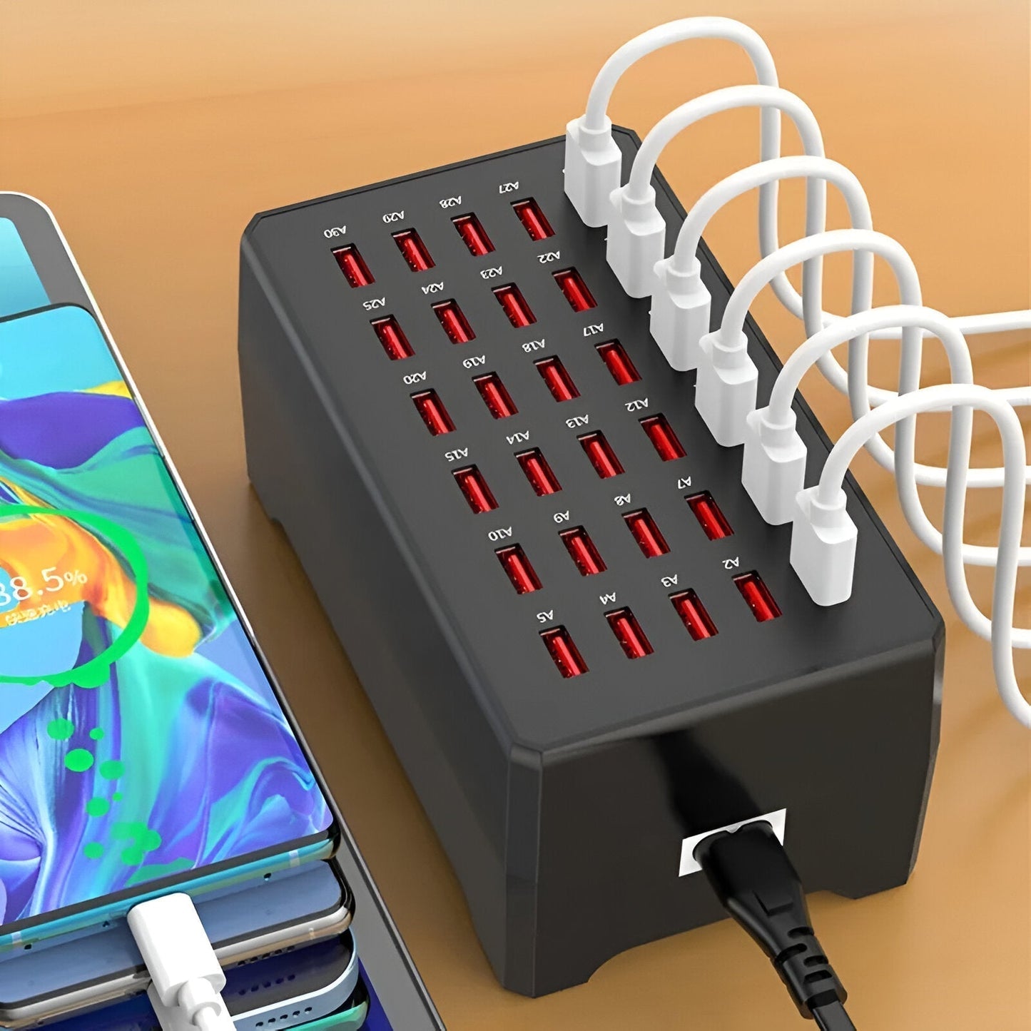 Fast Multi-Device USB Charging Station - Glamry