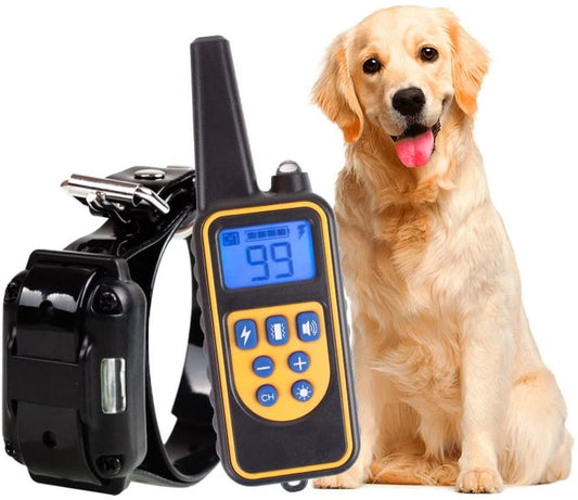 Easy Remote Dog Trainer Collar - Waterproof Rechargeable - Glamry