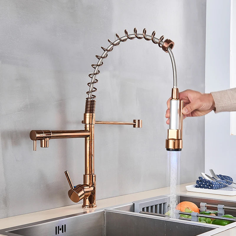 Dual Handle Kitchen Sink Faucet